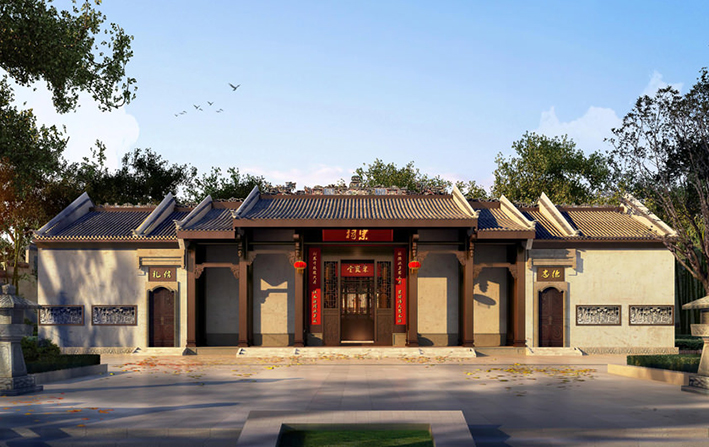 湖州著名古建筑旅游景點三絕欣賞